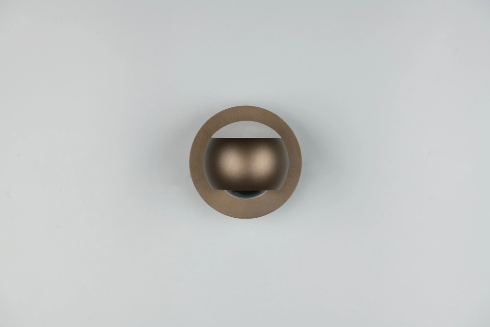 Lampe murale LED Orbit Marron platine Trio 4017807686630