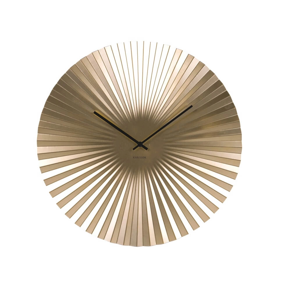Horloge murale Sensu XL doré - Ø 50cm