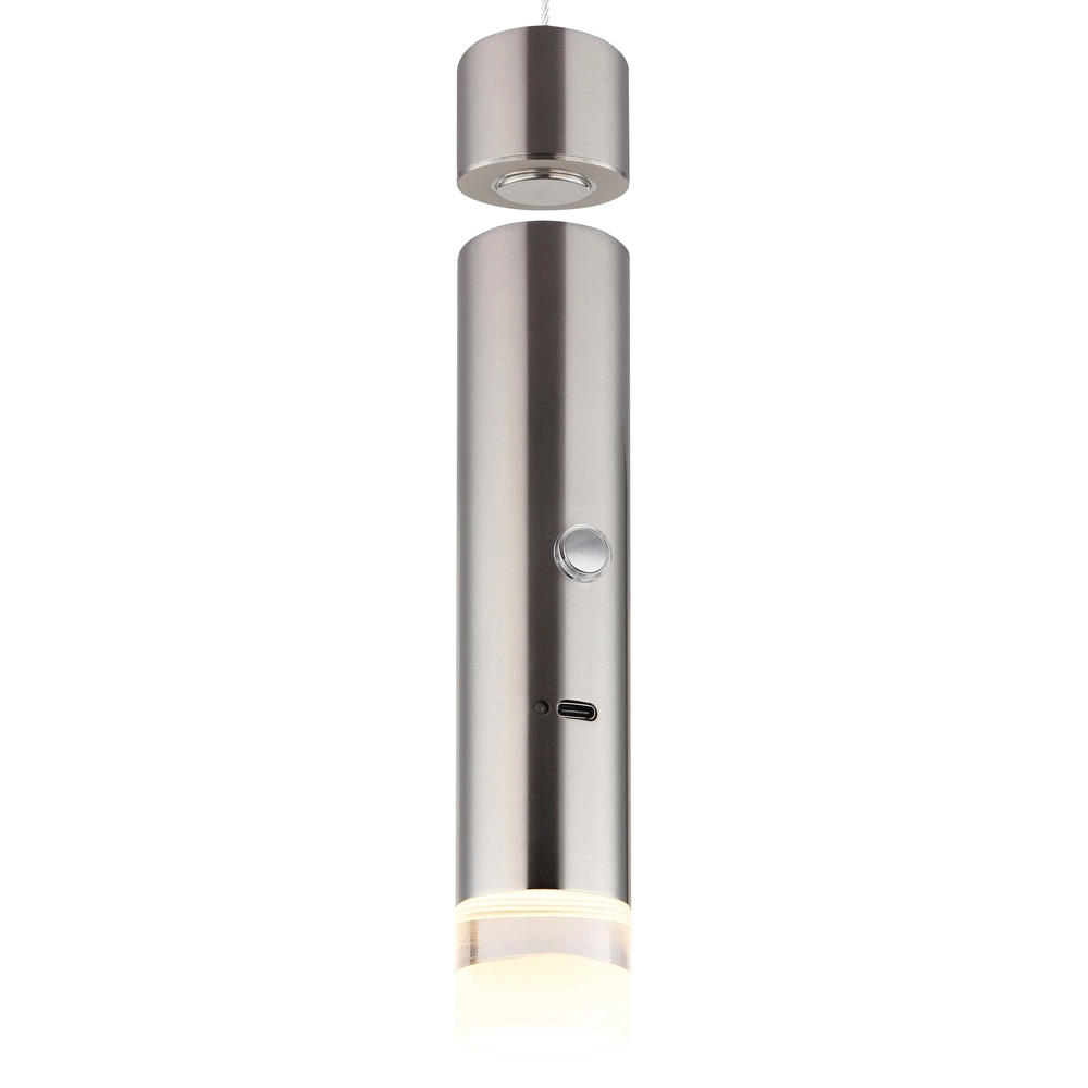 Lampe suspendue élégante Pelo nickel Globo 9007371575824