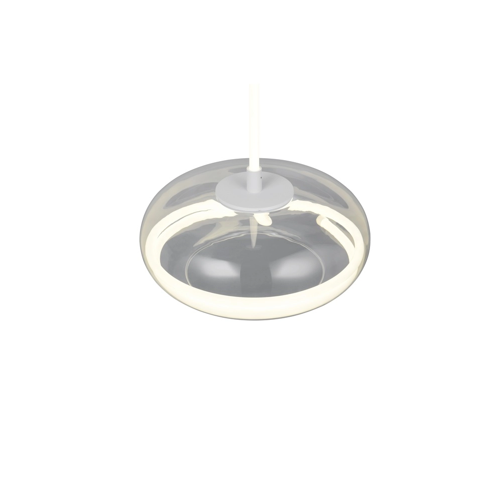 Lampe pendante de conception Tarsia blanc Ø 40cm Trio 4017807683325