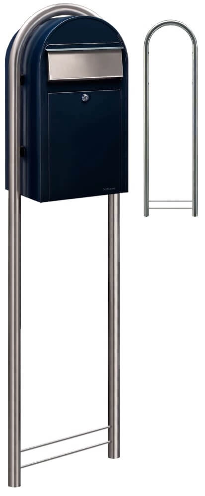 Boites aux lettres Grande 5004 i Noir-bleu Bobi 6417237033291