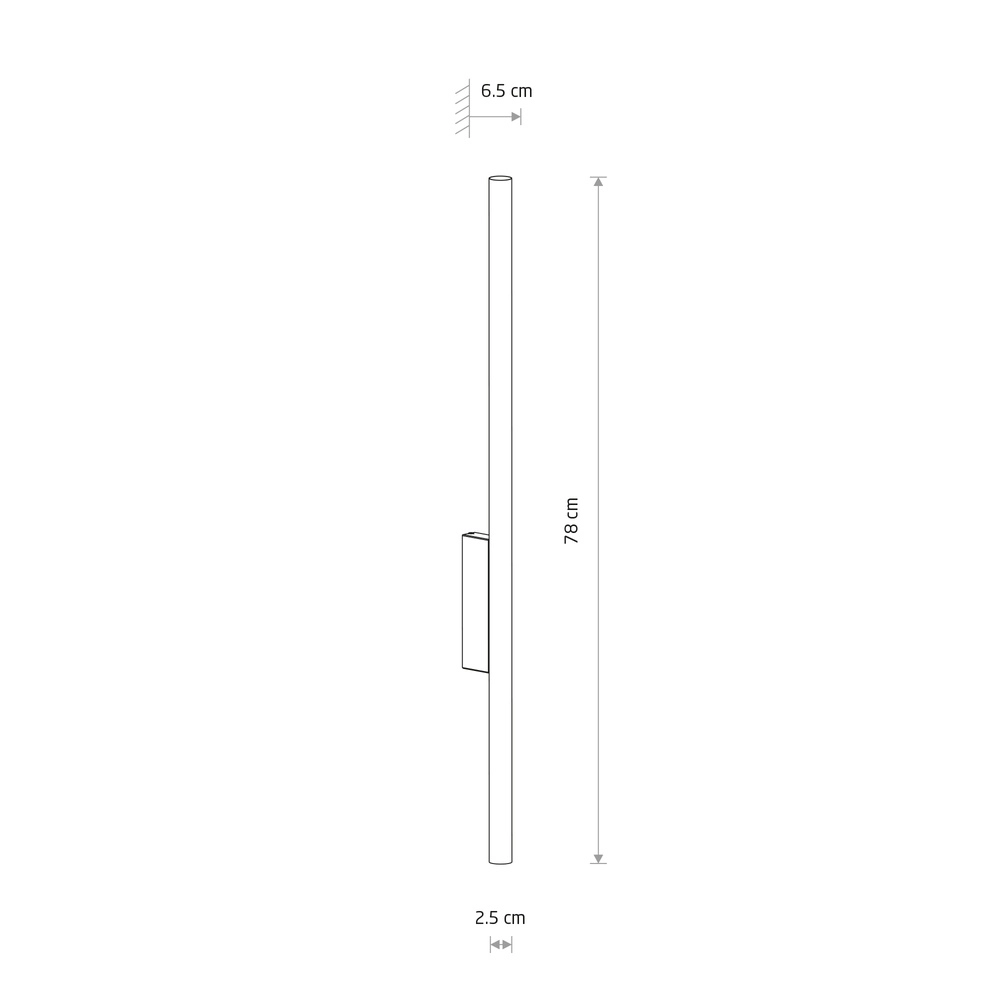 Lampe murale de conception Laser Noir Lyora 5903139118125
