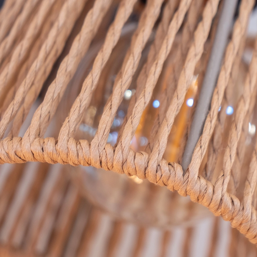 Plafonnier Keelby Rotin 3 lumières Eglo 9008606359646