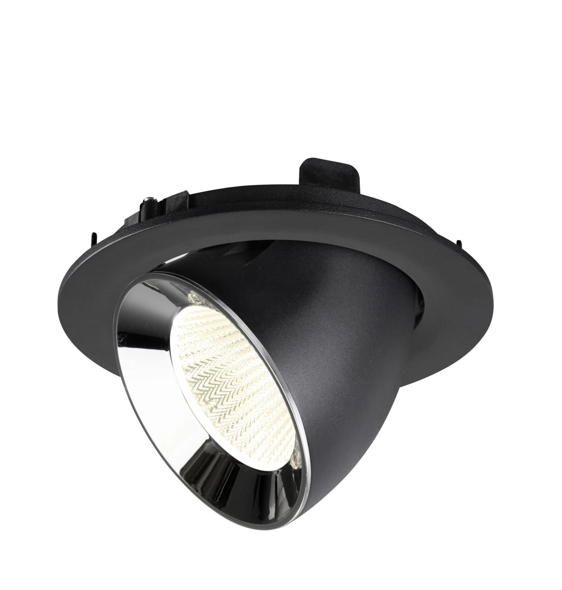 Spot encastré Numinos Gimble L noir/chrome 4000K - 40 deg SLV 4024163310109