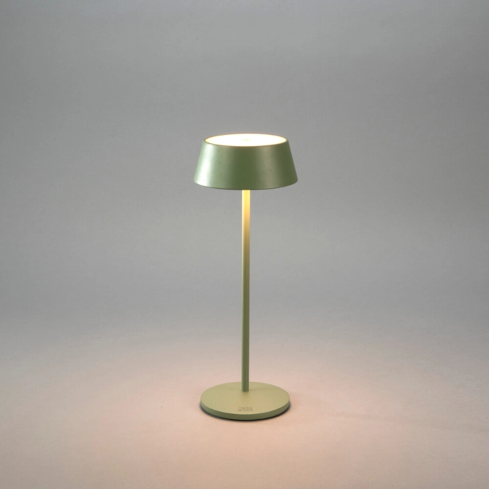 Lampe de table rechargeable Menton vert menthe KonstSmide 7318307839630