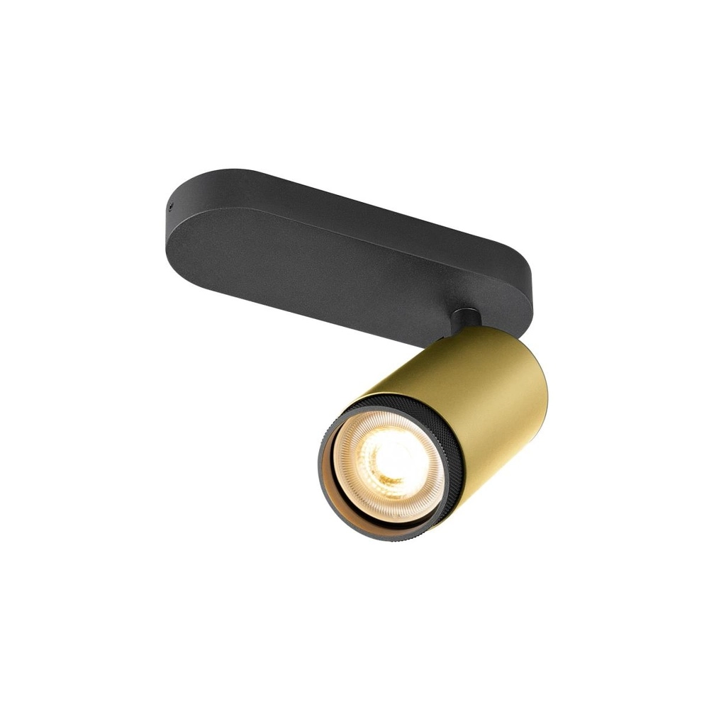 Spot monté en surface Grip! L Or avec anneau noir SLV 4024163304412