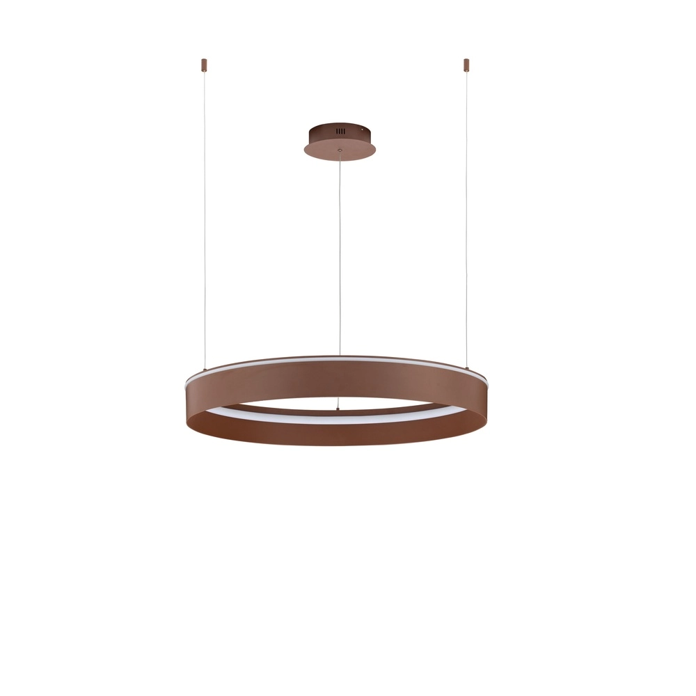 Lampe pendante moderne Olivia marron Ø 78cm Lyora 5212017494252