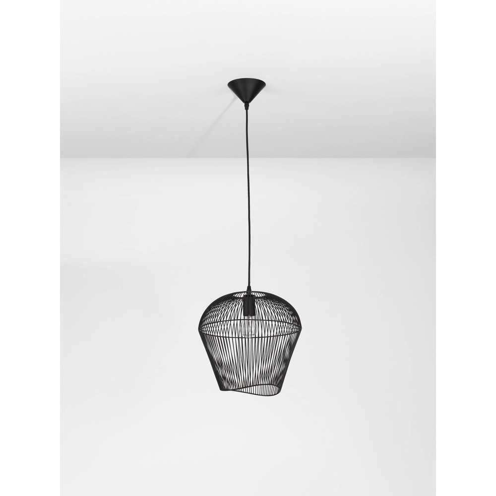 Suspension Bohème Bredo Ø 31,5 cm noir Lyora 5212017438911
