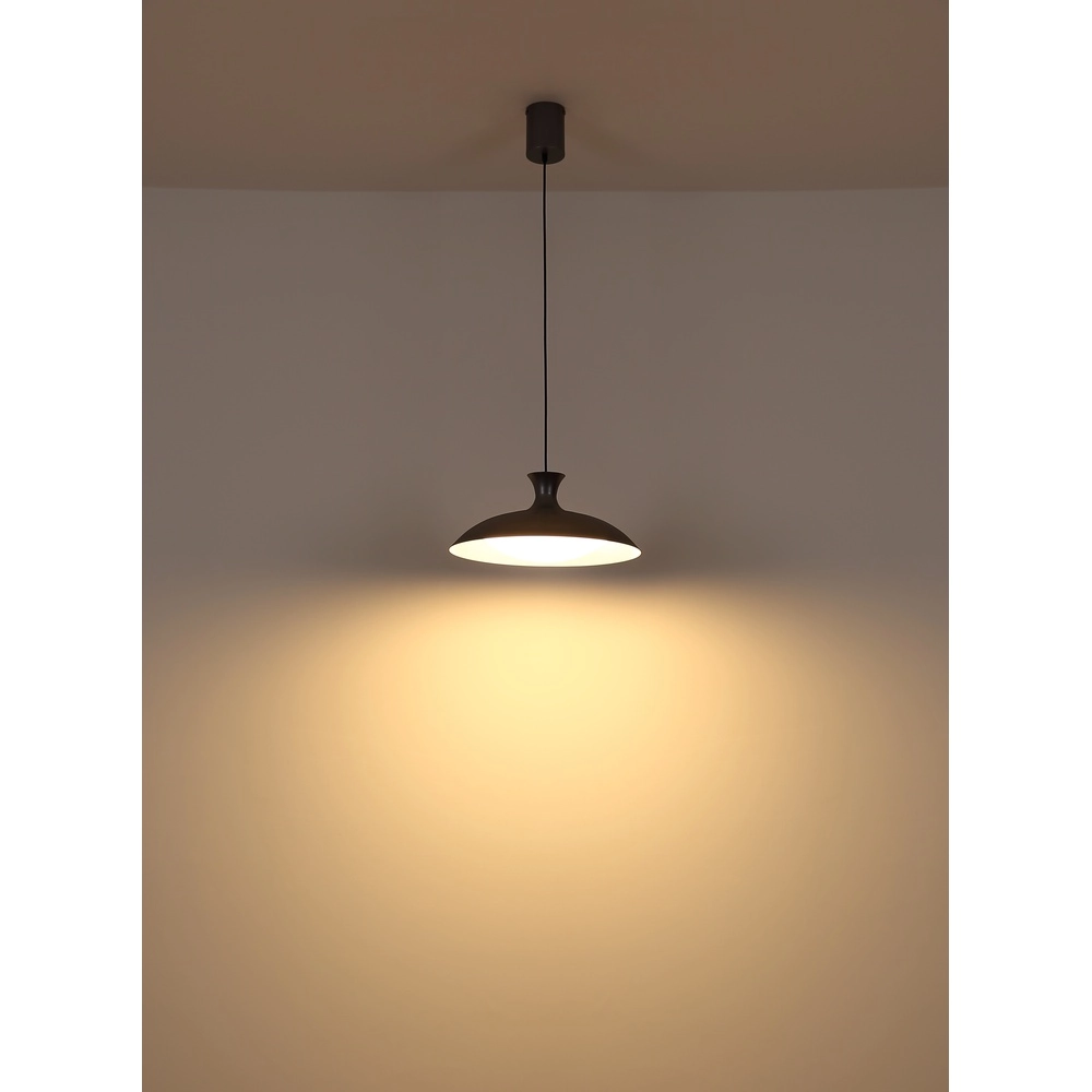 Lampe suspendue grise Rocha conception Ø 40 cm Globo 9007371533985