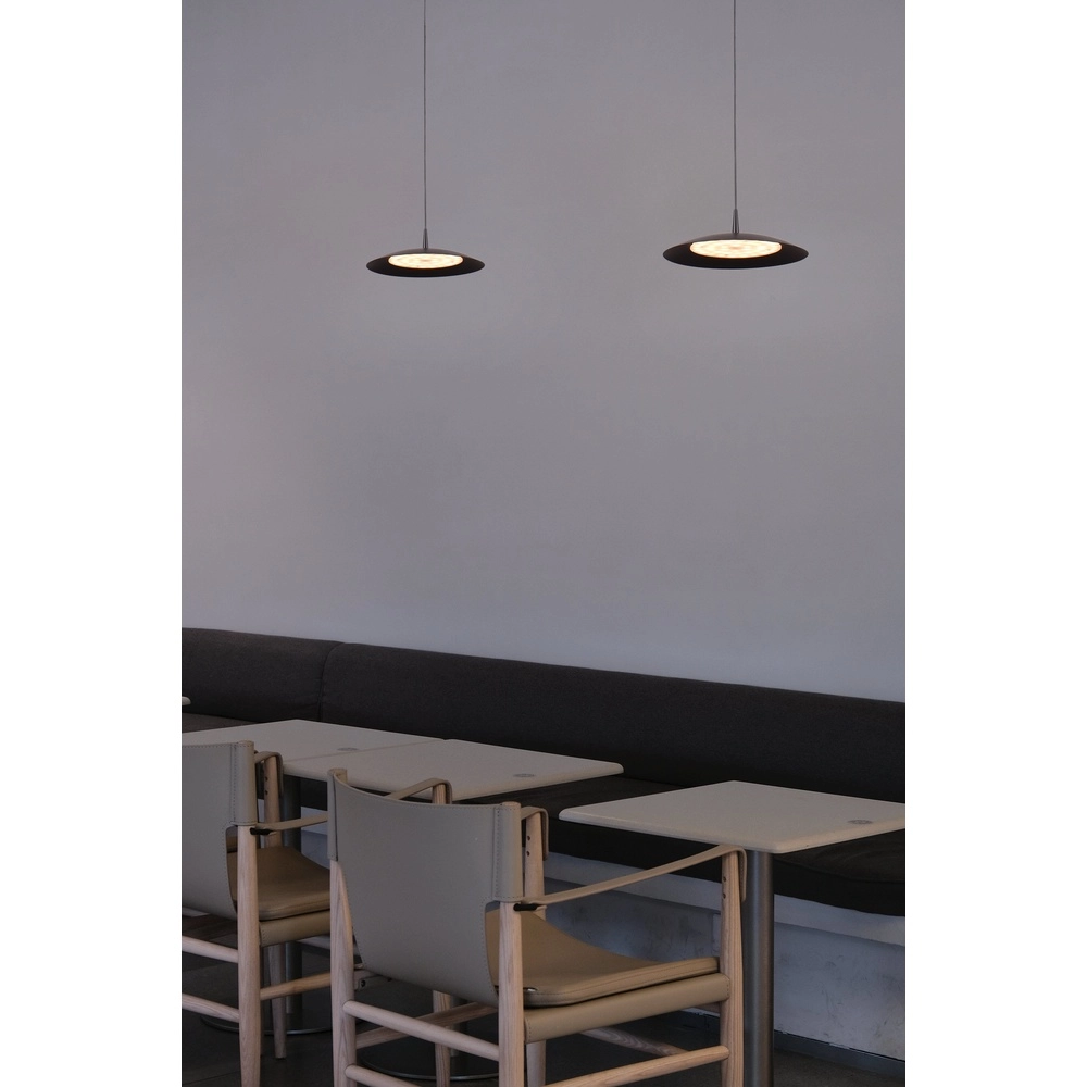 Lampe suspendue Scala Ø 25 cm de nickel noir Masterlight 8718121300481