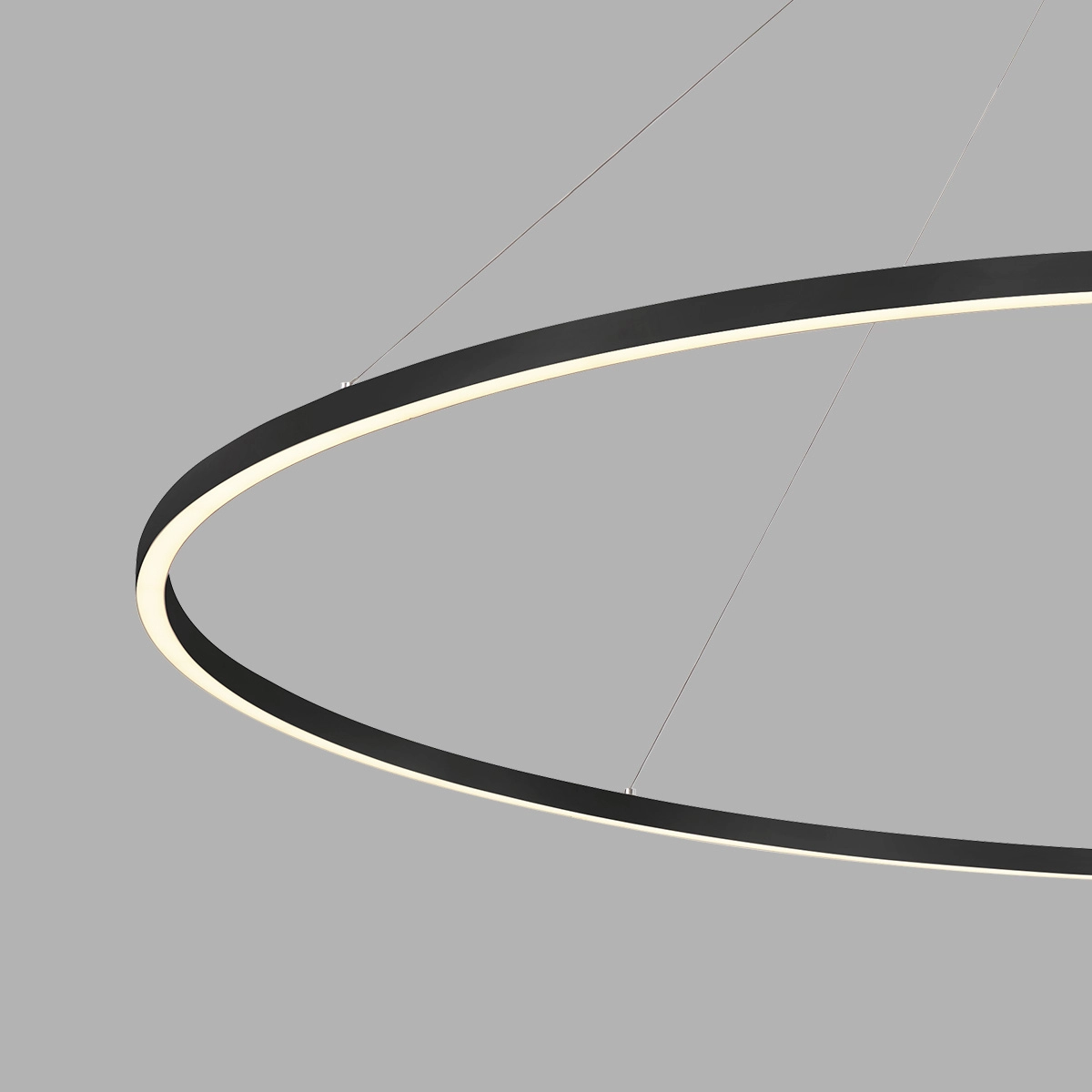 Lampe pendante de conception Compass Ø 200cm noir Lyora 5053423308074