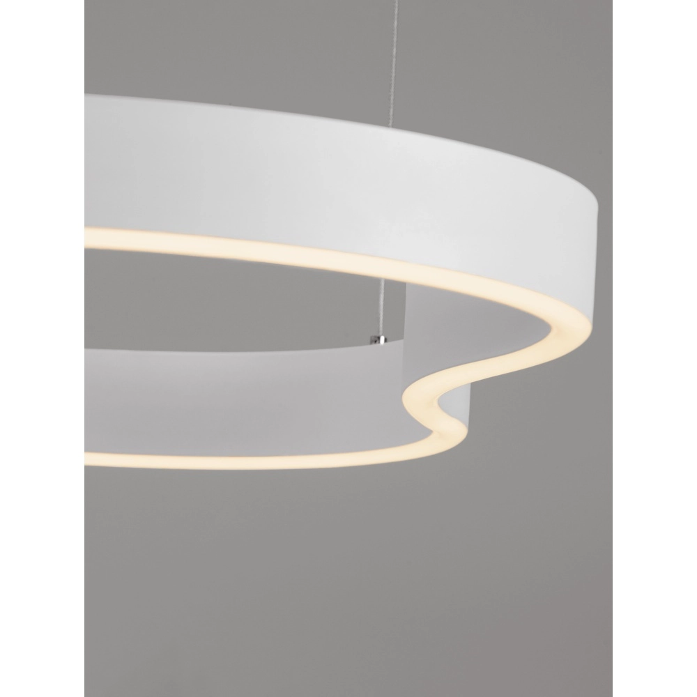 Suspension de forme naturelle Dussa blanc 120cm Lyora 5212017463067