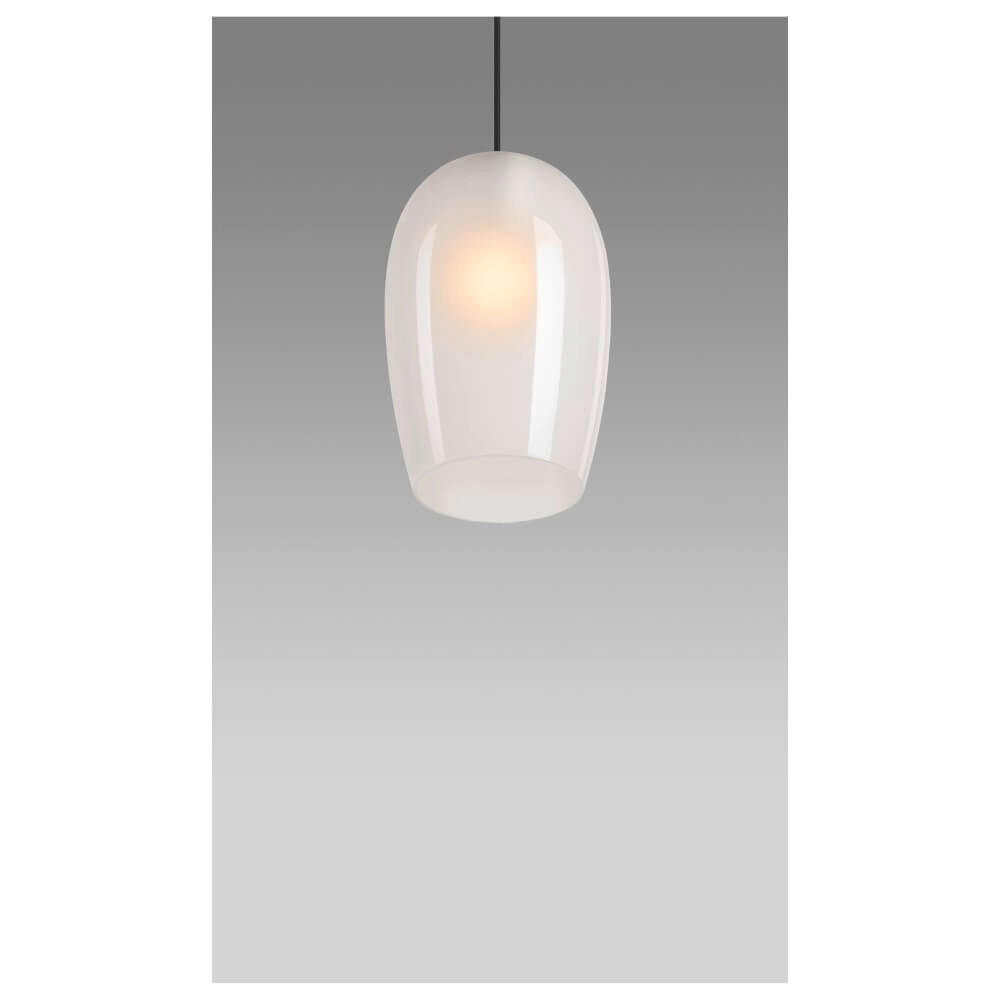 Lampe à suspension en verre Pantilo verre blanc - Ø 18cm SLV 4024163266383