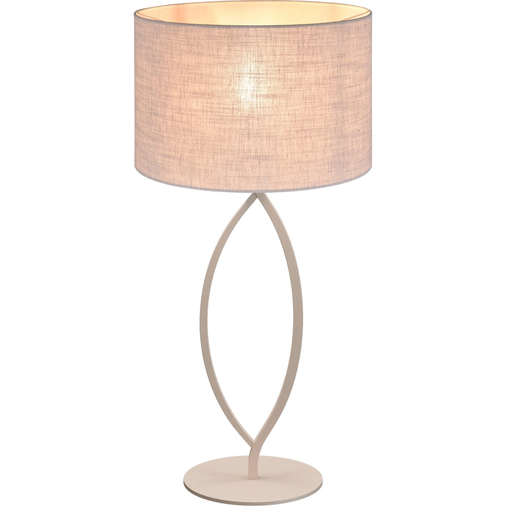 Lampe de table Terry Duno terra beige Ø 37cm
