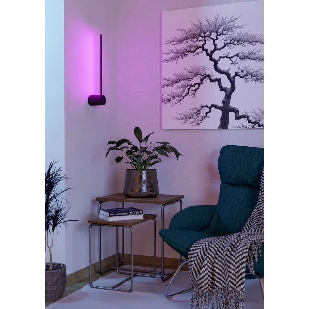 Lampe murale intelligente Flatron-Z Noir Eglo 9008606390557