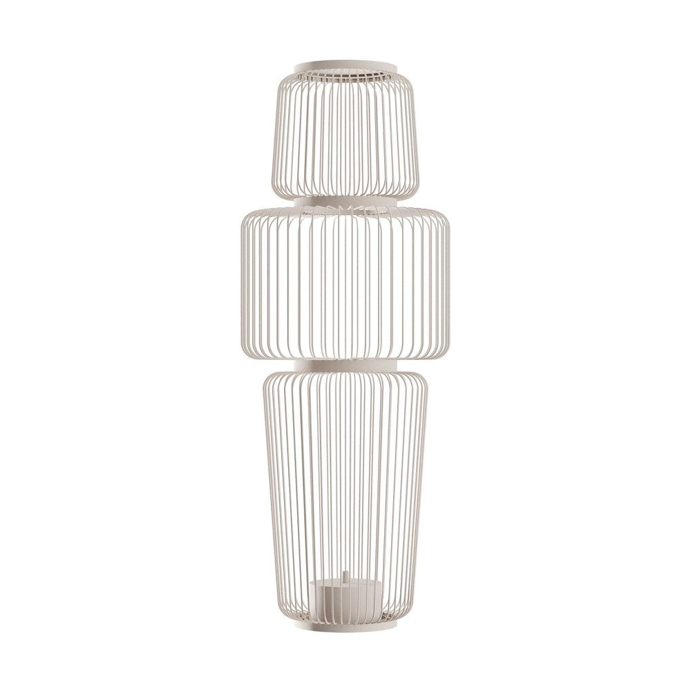 Lampe cage Nome brun sable Ø 25,5 cm Lyora 5903139122504