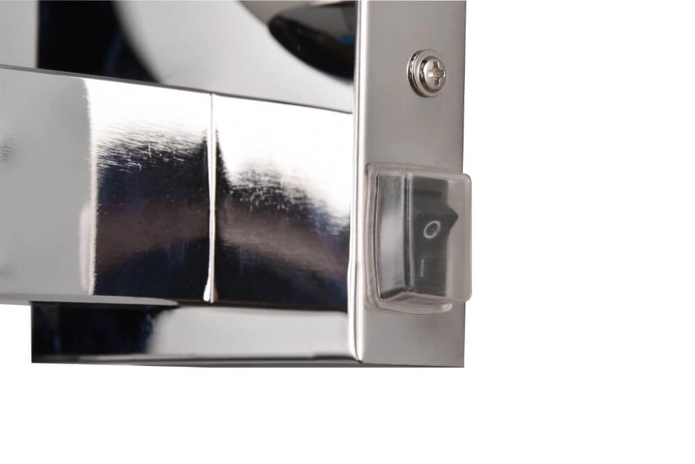 Applique Kula luminaire chromé avec verre blanc Trio 4017807585278