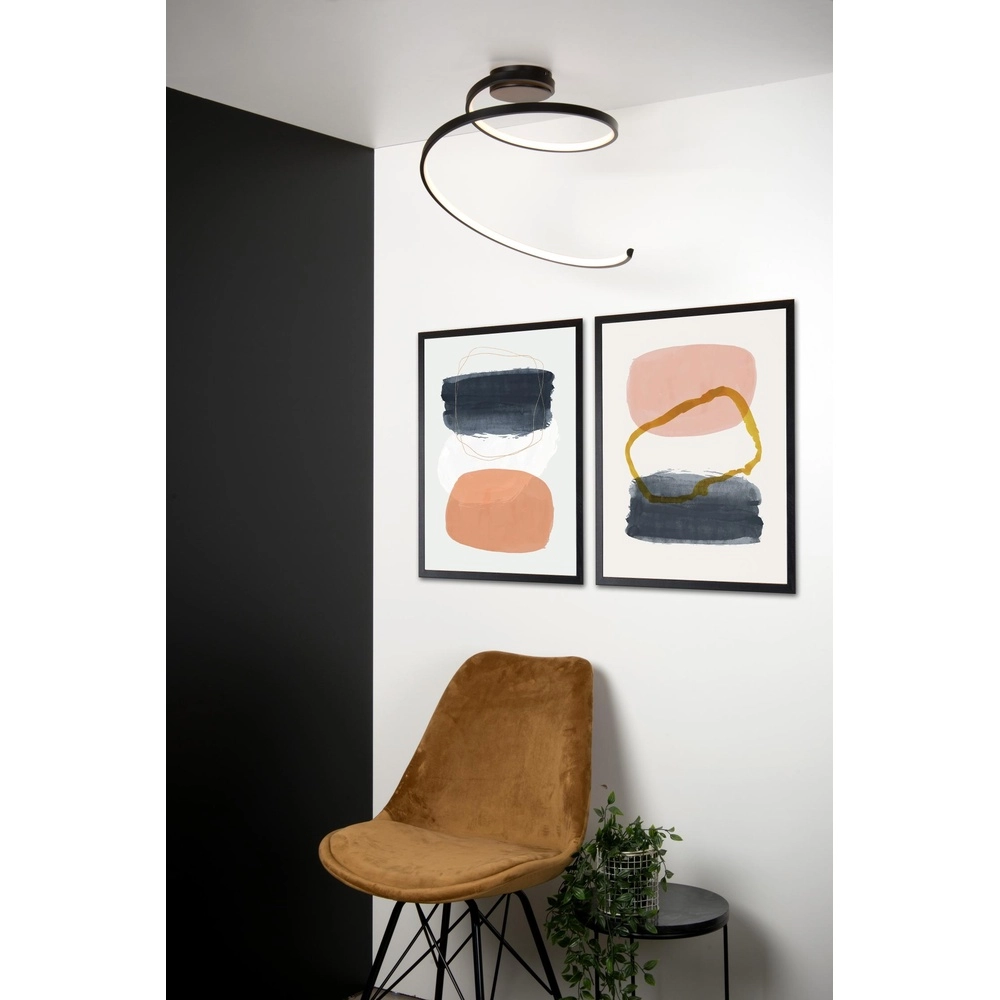 Lampe de plafond moderne Maxence Noir Lucide 5411212460745