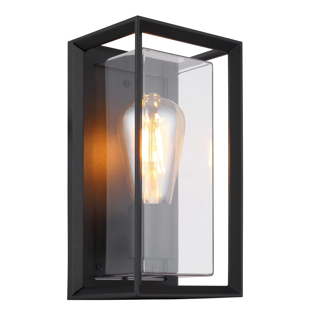 Lampe murale extérieure Logana Noir