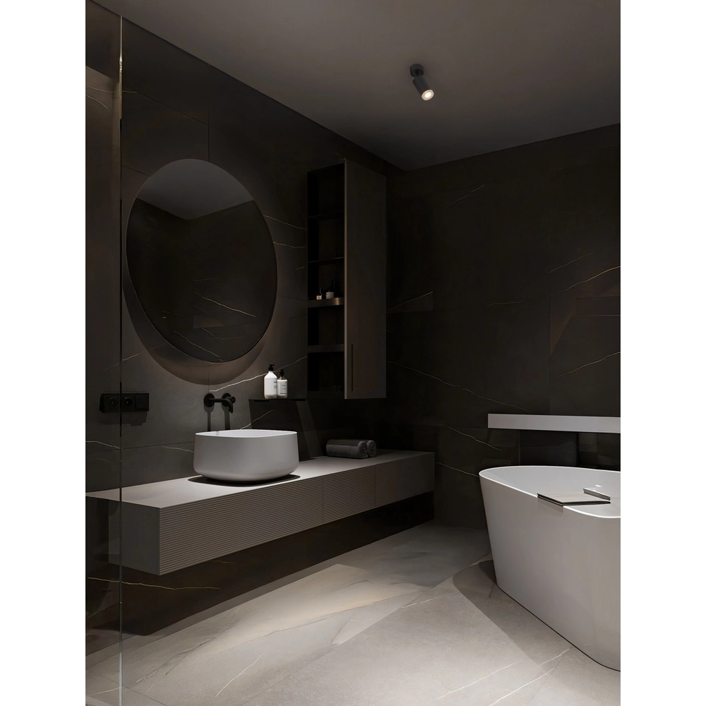 Spot monté en surface Mao Simple, Noir Lyora 5212017475251