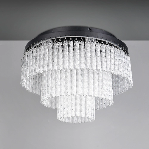 Lampe de plafond à design Vono Noir Trio 4017807682236