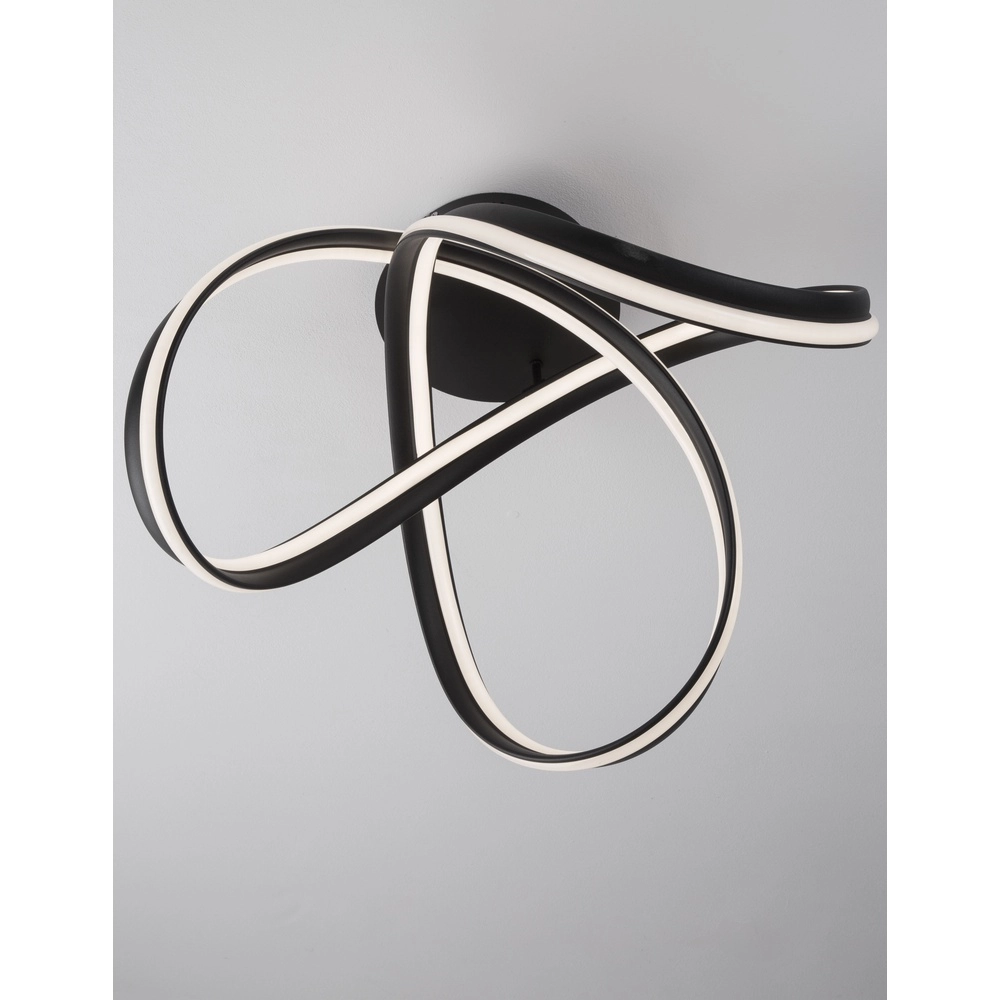 Plafonnier design Truno noir Lyora 5212017424228
