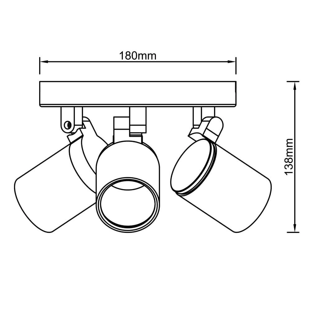 Spots de salle de bains Alessia Brilliant 4004353420856