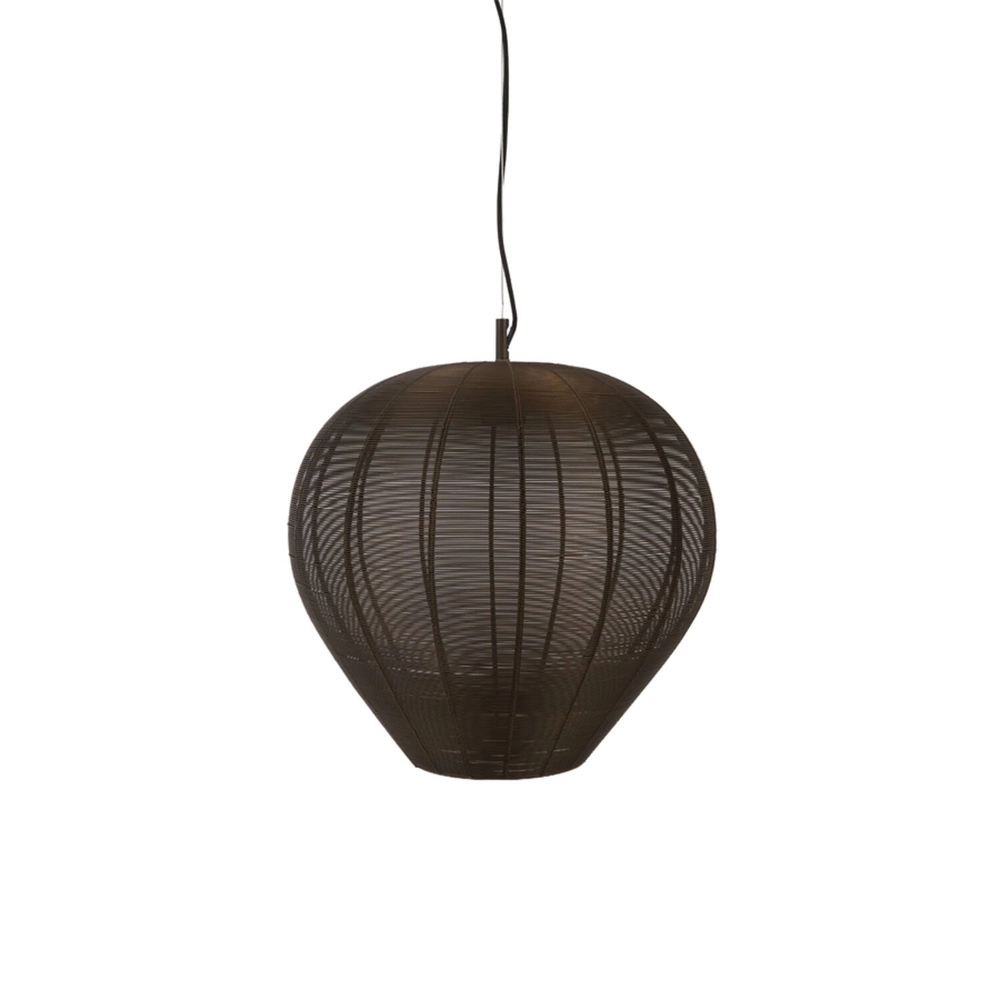 Lampe suspendue Horan Ø 40cm noir