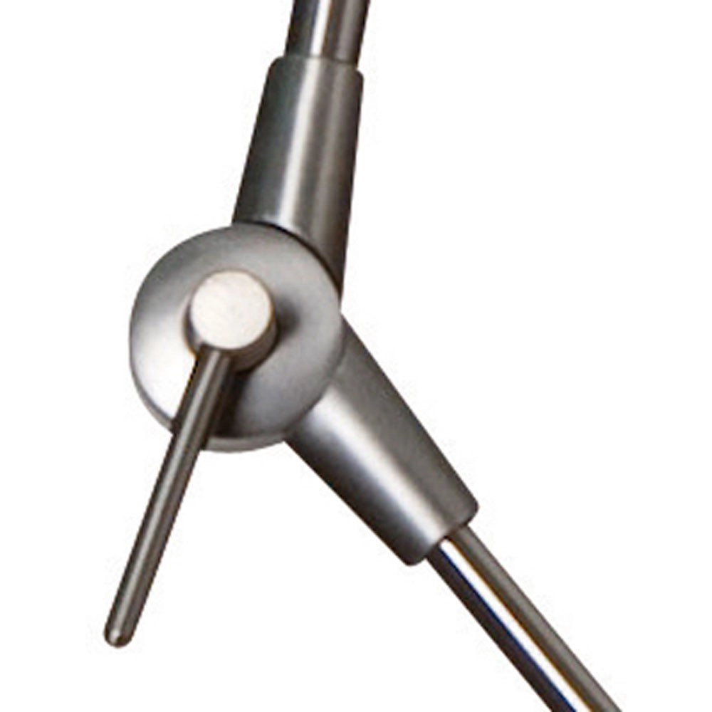 Lampadaire Gramineus 165 cm gris avec abat-jour blanc uni Steinhauer 8712746093735