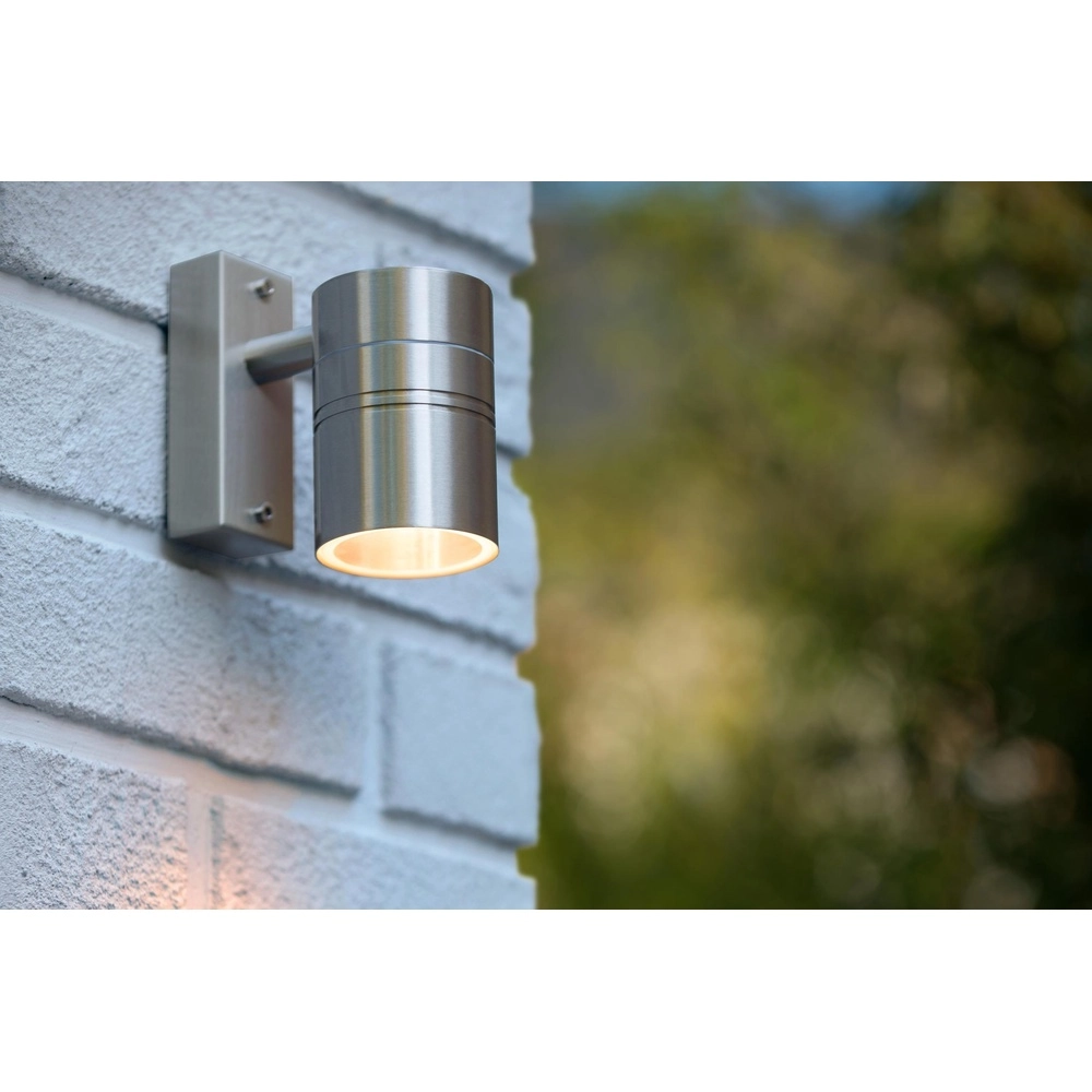 Projecteur mural Arne-Led Down chrome Lucide 5411212143884