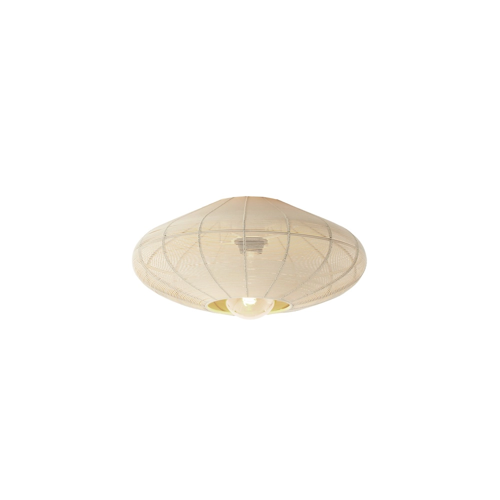 Lampe de plafond en métal Bahoto Ø 40cm - crème mate Light & Living 8717807706012