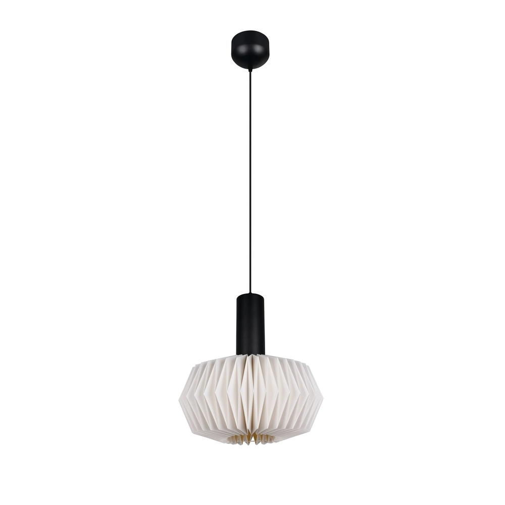 Lampe pendante moderne Larima noir et blanc Trio 4017807704754
