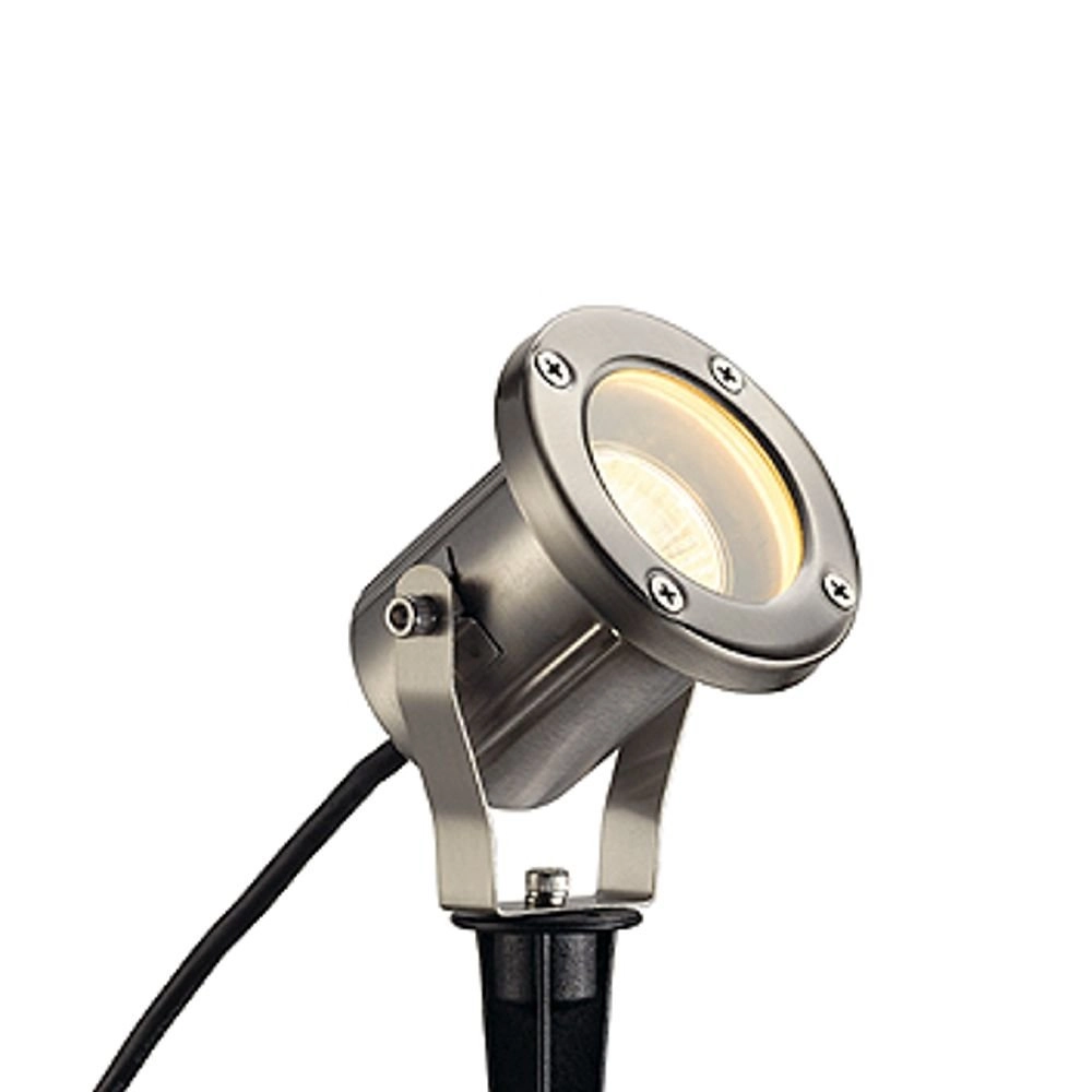 Projecteur de jardin Nautilus Spike 17,5 cm gris métallisé SLV 4024163137195