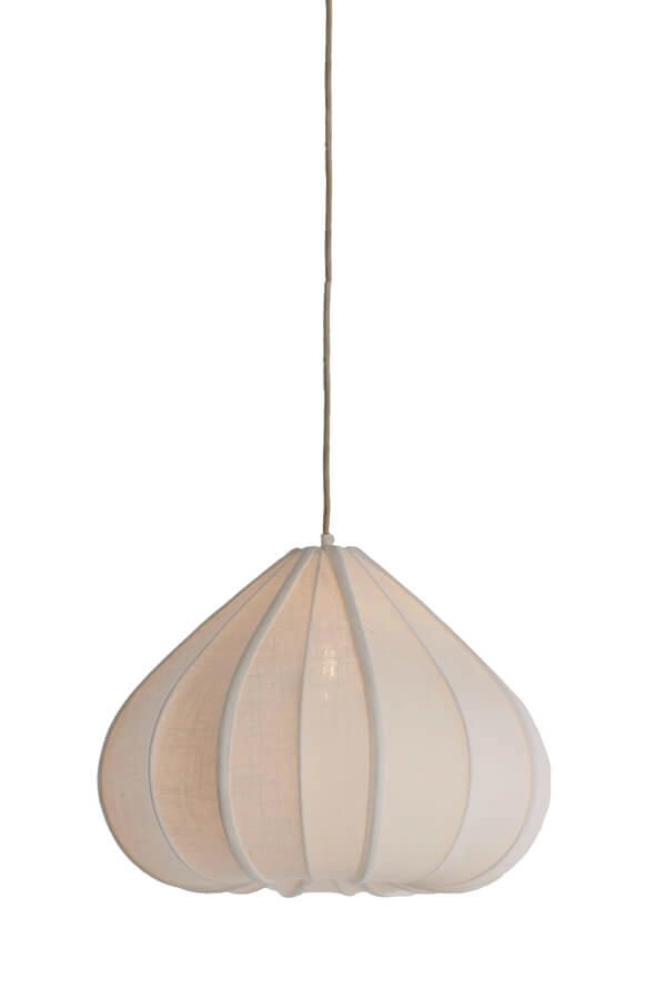 Suspension blanche Zubeda Ø 49cm Suspension blanche Zubeda Ø 49cm