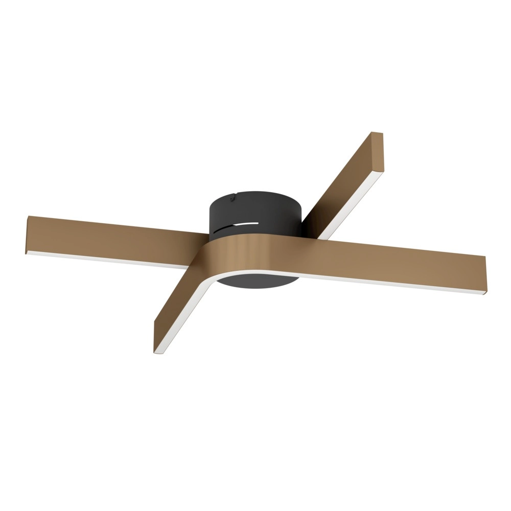 Plafonnier design Folcino-Z Bronze cuivré Plafonnier design Folcino-Z Bronze cuivré