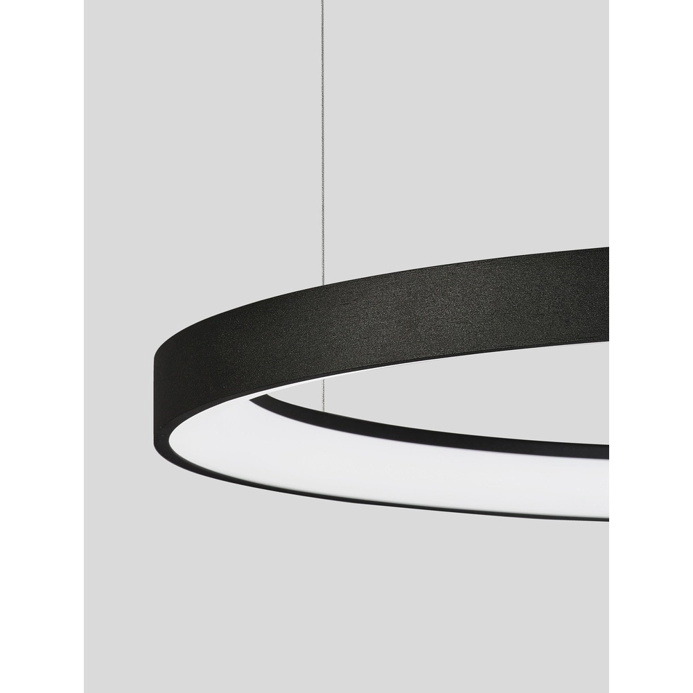 Suspension design Pertino noir Ø 58cm 2700K Lyora 5212017446053