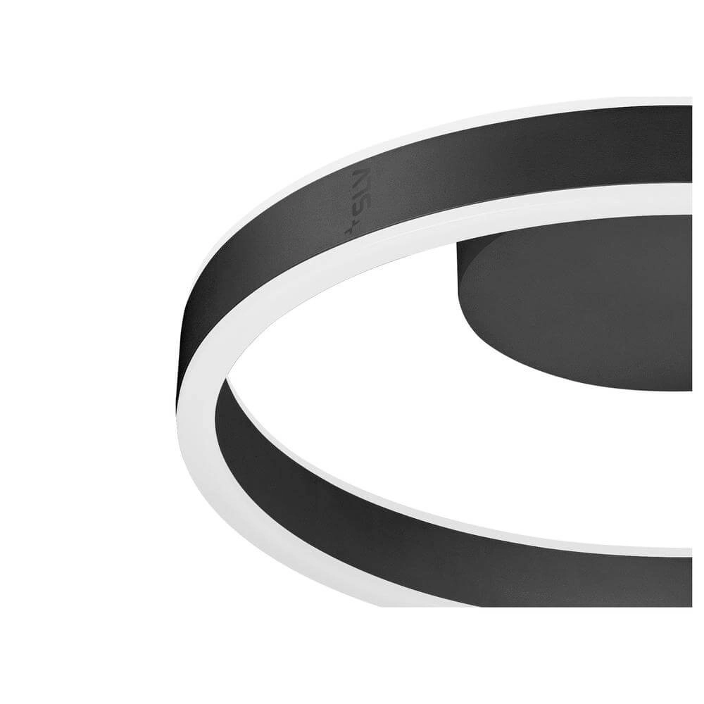 Plafonnier élégant One 40 noir Ø 40cm SLV 4024163298520