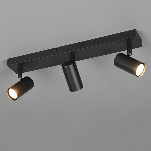 Emplacement monté en surface Taryn Noir à 3 lumières