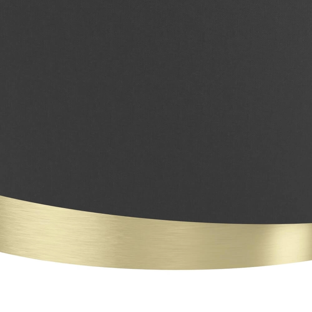 Lampe à suspension noire et dorée Manderline Ø 56 cm Stars of Light 9002759399269
