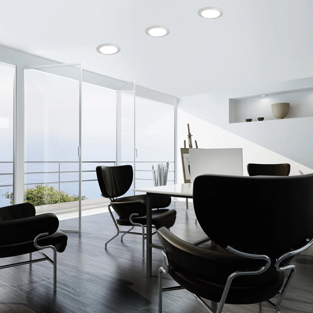 Spot de plafond LED Fueva-C 17cm nickel mat Eglo 9002759327545