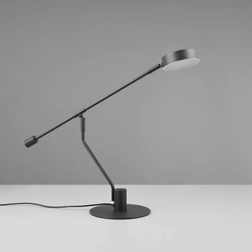 Lampe de bureau LED Manduro noir Trio 4017807615999