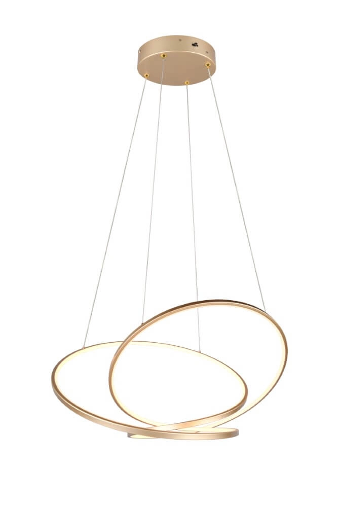 Lampe suspendue Vide Darvin or - 75cm
