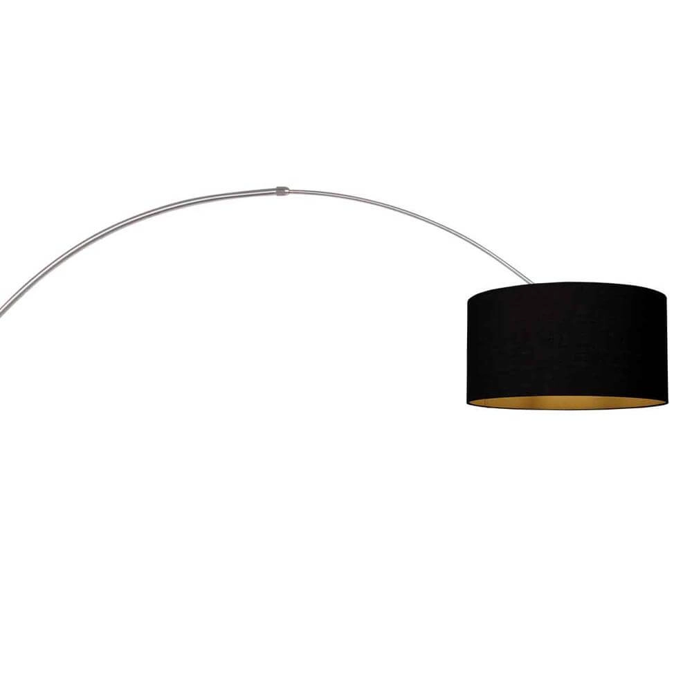 Applique murale Sparkled Light métal avec abat-jour noir Steinhauer 8712746175547