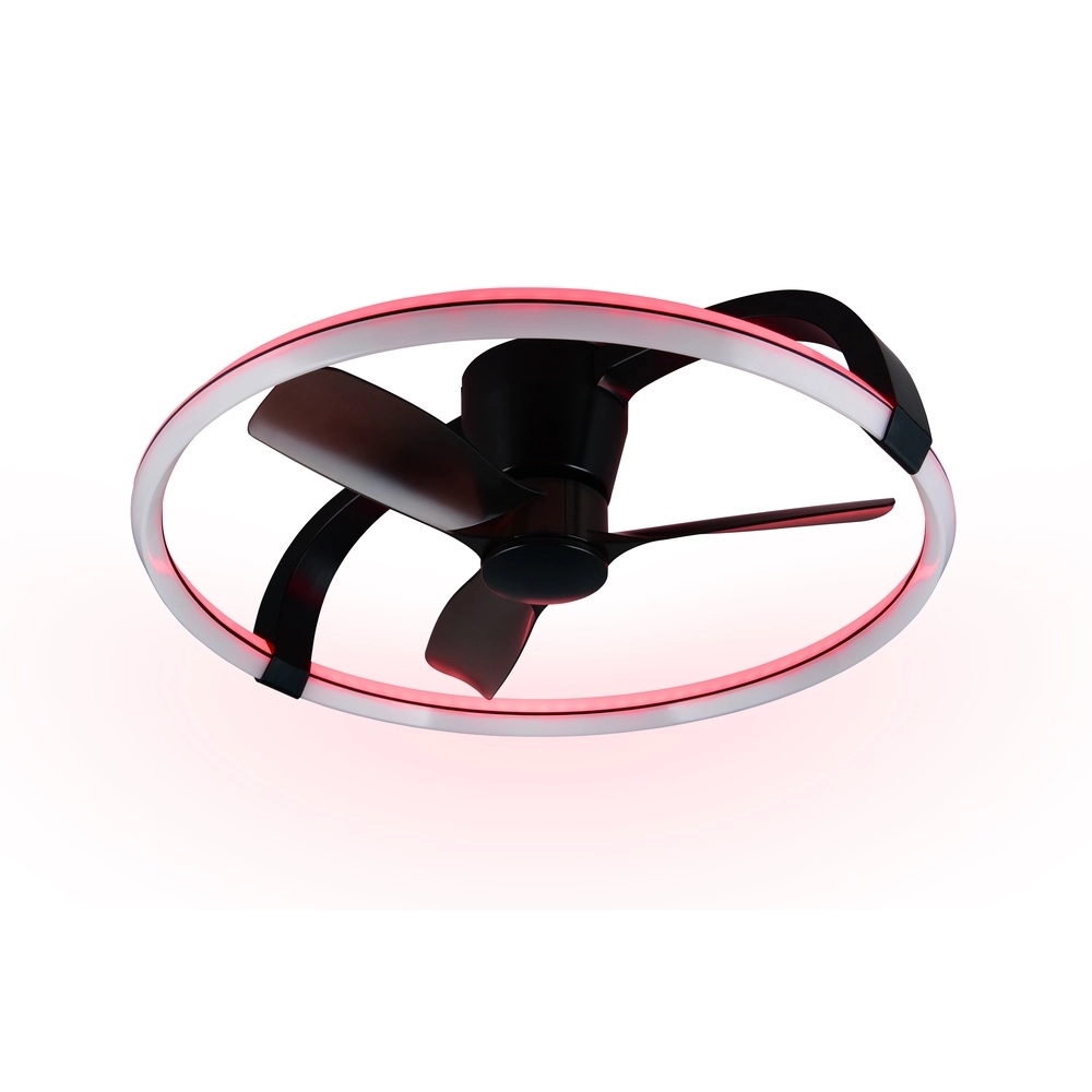 Ventilateur de maison intelligente Stockholm noir Ø 73,5 Tuya Trio 4017807693133