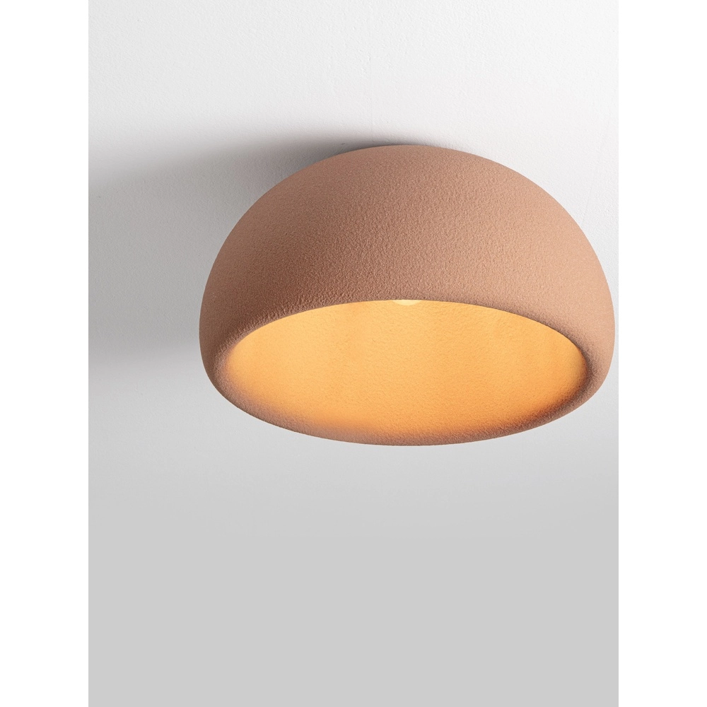 Lampe de plafond moderne Davo terre cuite Ø 50cm
