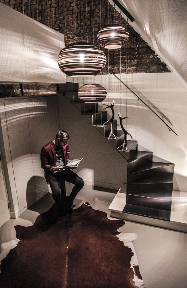 Lazy 640 Lampe suspendue en carton Ø 64cm Think Paper 8720165407217