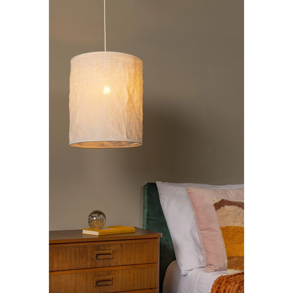 Lampe suspendue Tissaja Ø 30cm de blanc Lucide 5411212061591