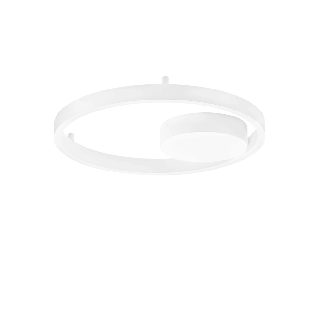 Plafonnier Hedra rond Ø 40cm blanc Lyora 5212017448859
