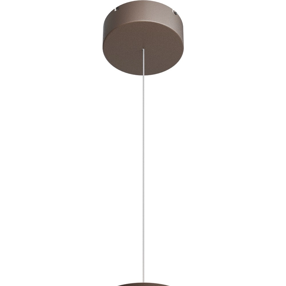Lampe suspendue Ceppo brun cacao Ø 45cm avec lumière vers l’extérieur Masterlight 8718121389646