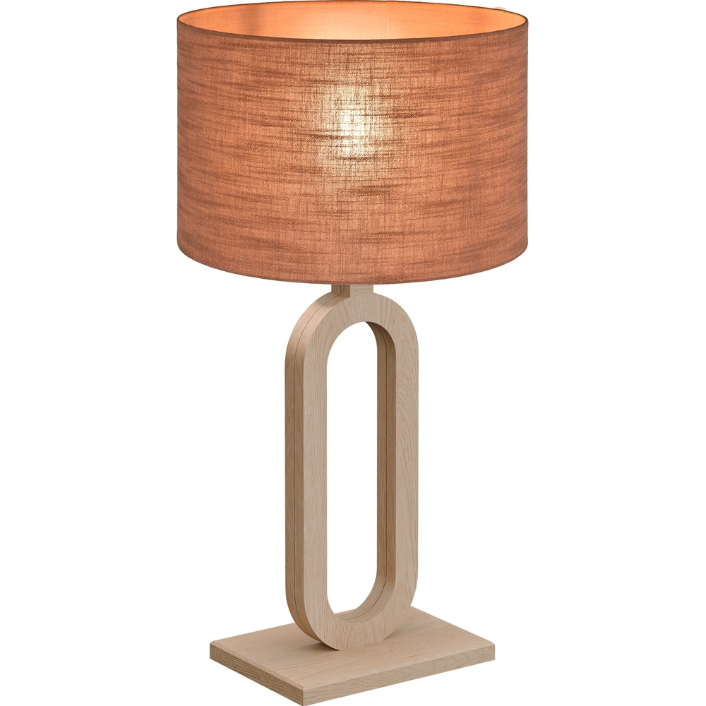 Lampe de table Sino Loop Bois clair de 54 cm